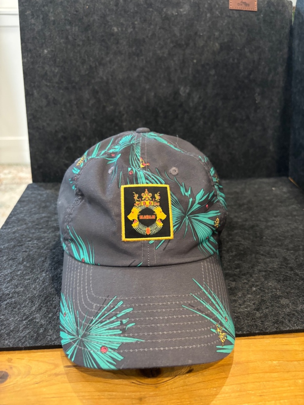 Niki Lebron James King Floral Heritage 86 Gray Cotton Hat (DM8242-070)